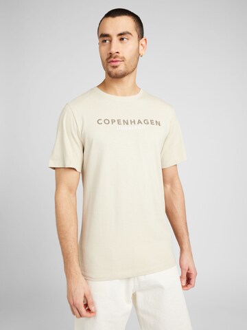 Tricou 'Copenhagen' de la Lindbergh pe gri: față