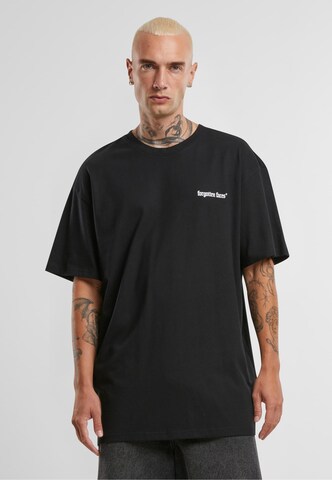 T-Shirt 'Overgrown Chrome Skull' Forgotten Faces en noir : devant
