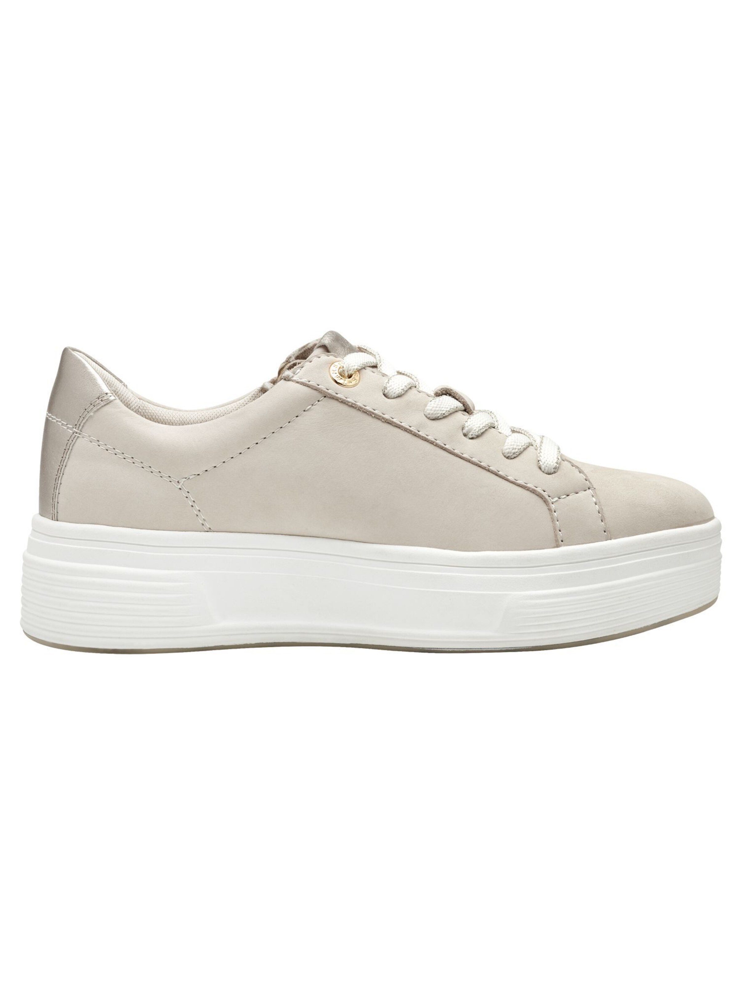 Tamaris Platform trainers in Beige