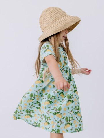 Walkiddy Kleid 'Citrus Bloom'‌‌‌‌‌‌‌‌‌‌ in Blau: Vorderseite