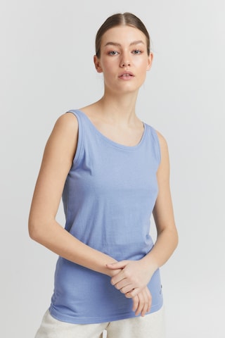 Oxmo Top 'Pina' in Blue: front