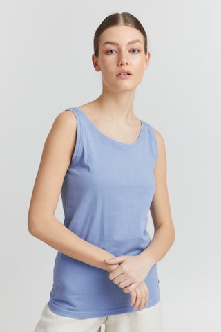 Oxmo Top 'Pina' in Blauw: voorkant