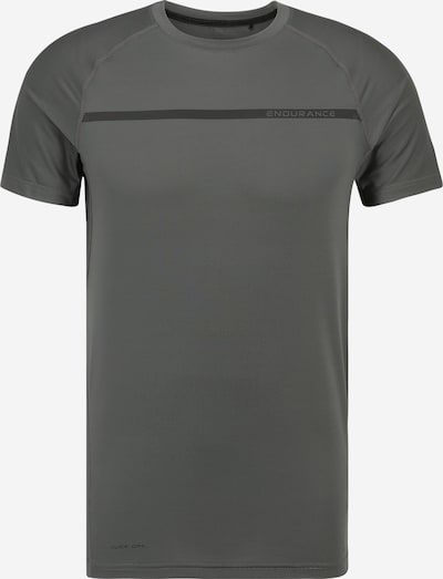 ENDURANCE Functioneel shirt 'Serzo' in de kleur Donkergrijs / Zwart, Productweergave