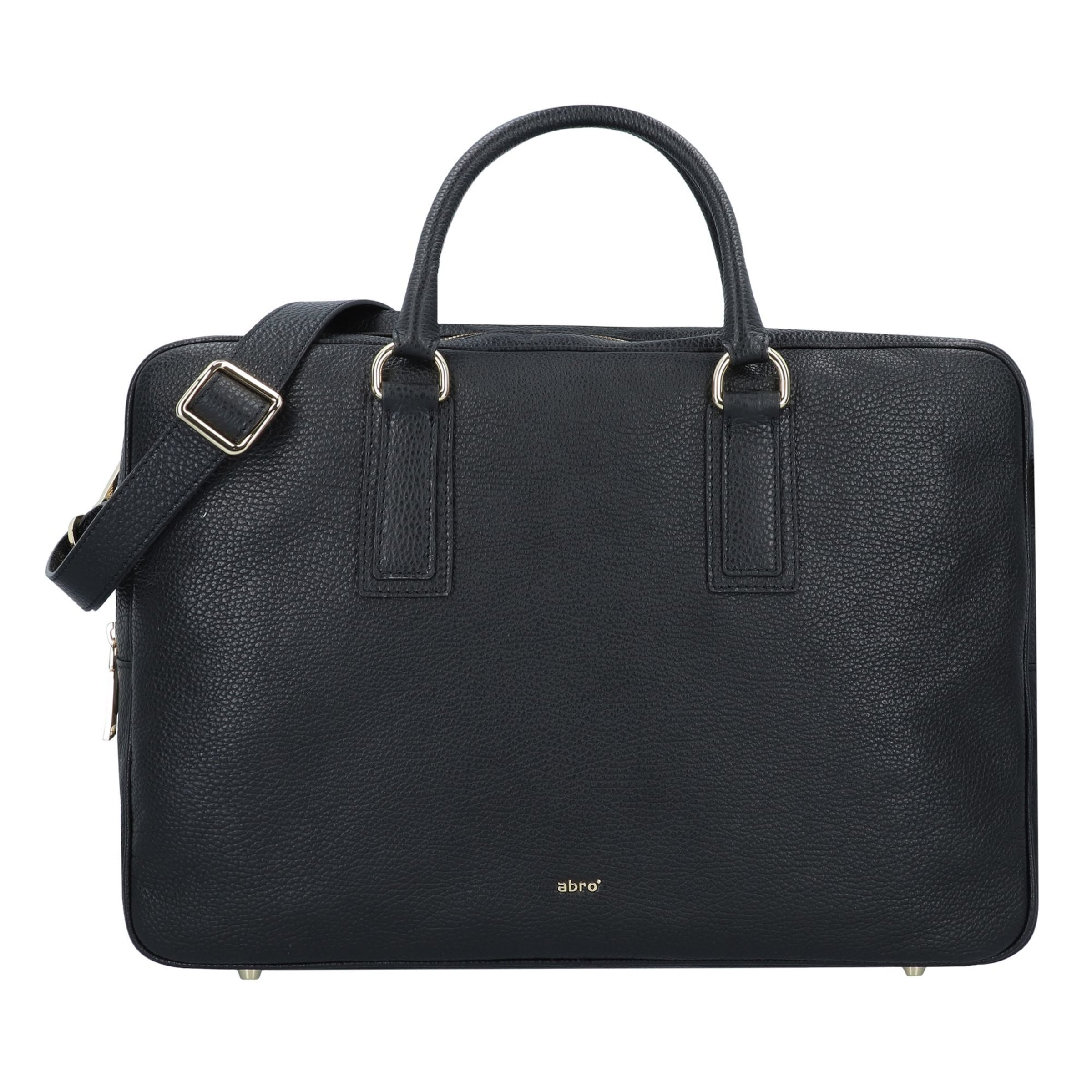 ABRO Document bag 'Adria' in Black: front