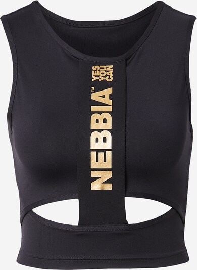 NEBBIA Haut 'Honey Bunny' en or / noir, Vue avec produit