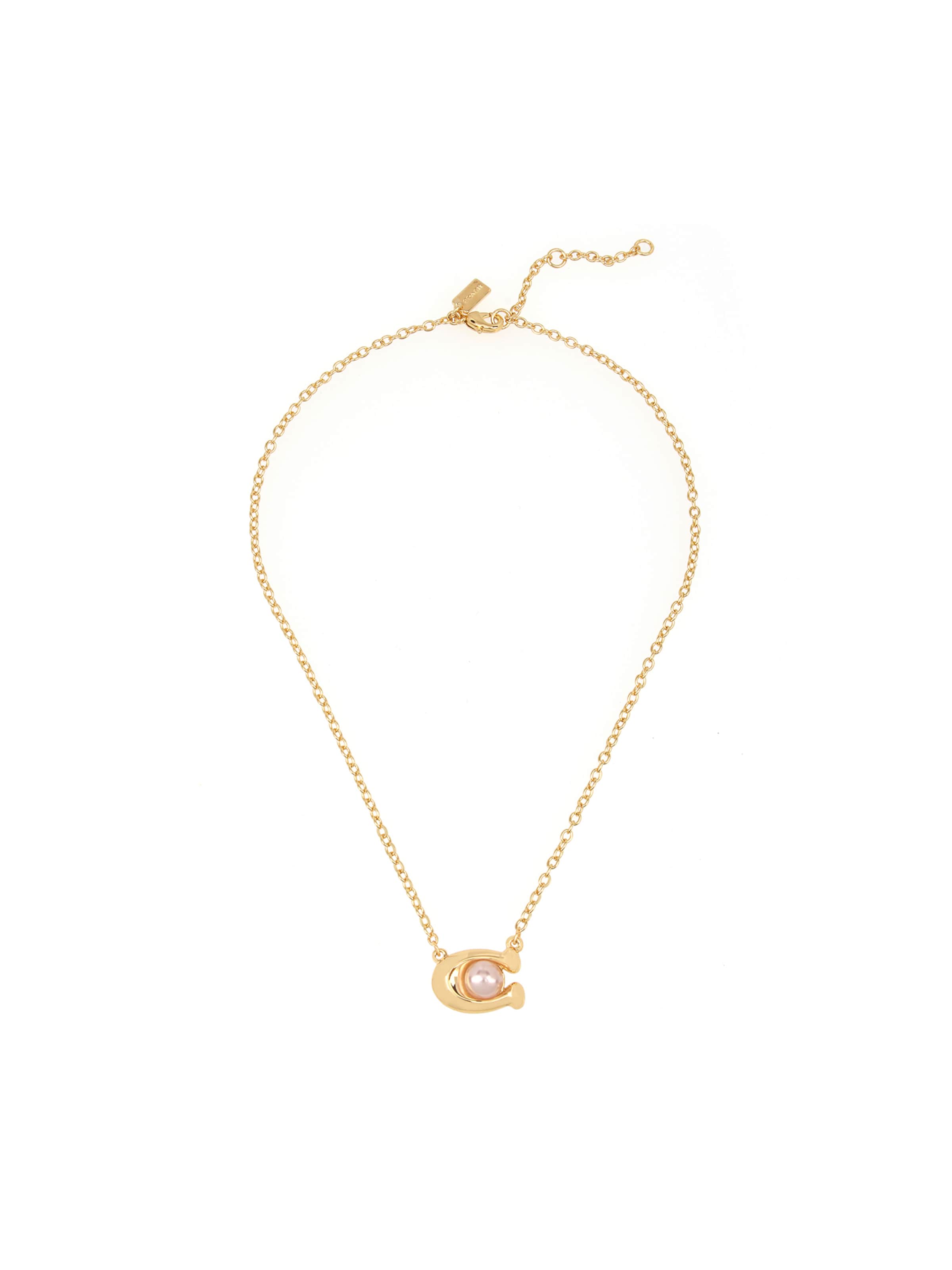 COACH - Colar em ouro: frente