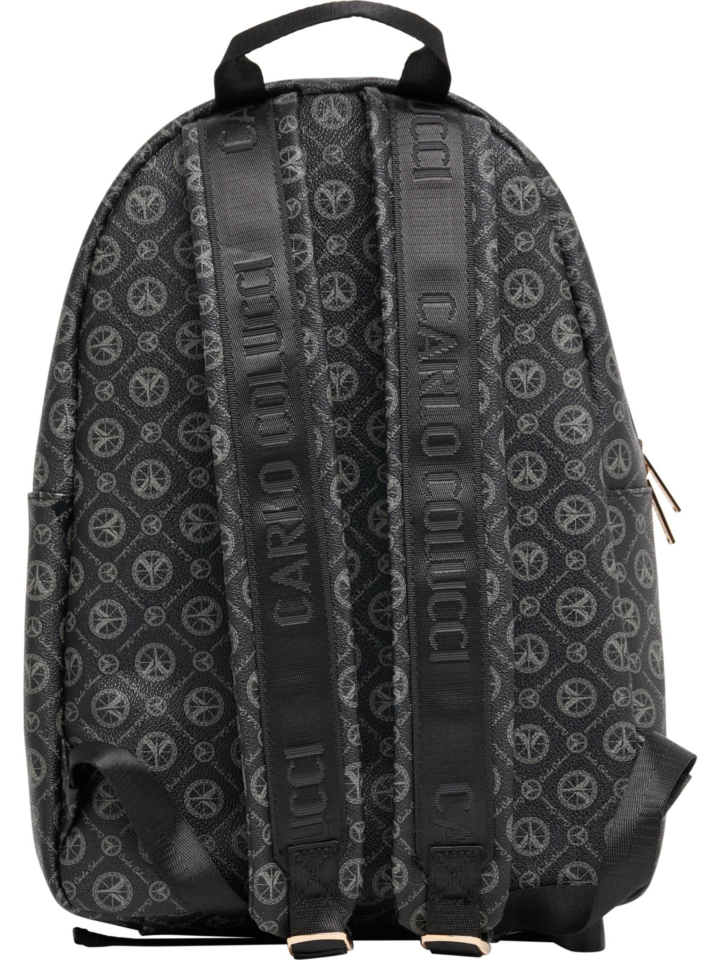 Sac à dos 'DeGasperin' Carlo Colucci en noir