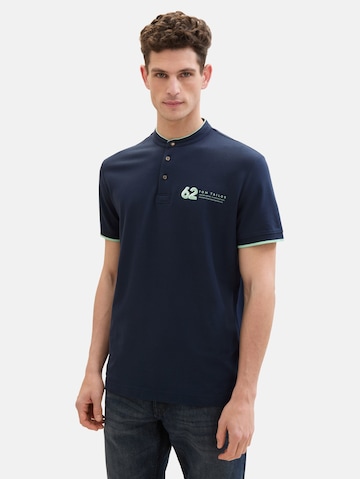 T-Shirt TOM TAILOR en bleu : devant