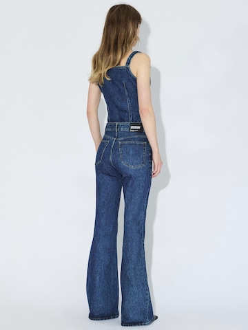 Dr. Denim Slimfit Jeans 'Elba Mid Bootcut' in Blauw