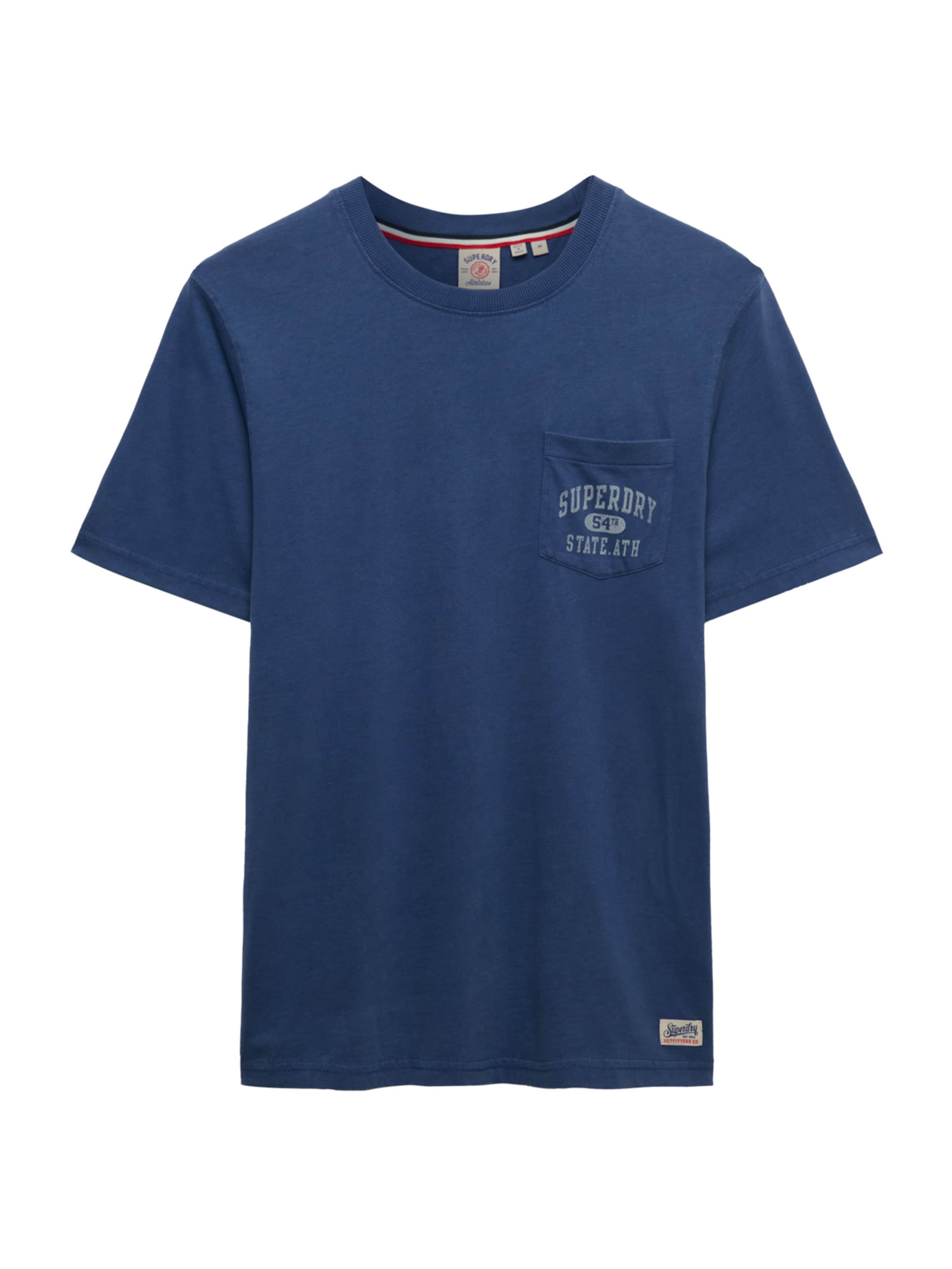 Maglietta 'VINTAGE' di Superdry & Co in blu: frontale