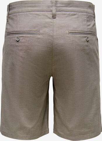 Only & Sons tavaline Chino-püksid 'Mark', värv hall