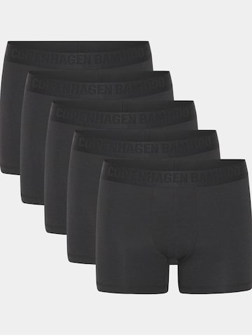 Copenhagen Bamboo Boxershorts in Zwart: voorkant