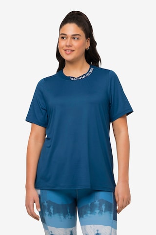 Ulla Popken Functioneel shirt in Blauw: voorkant