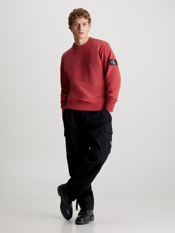 Calvin Klein Jeans Sweatshirt in Red