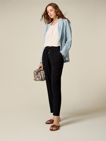 oltre Loosefit Broek in Zwart