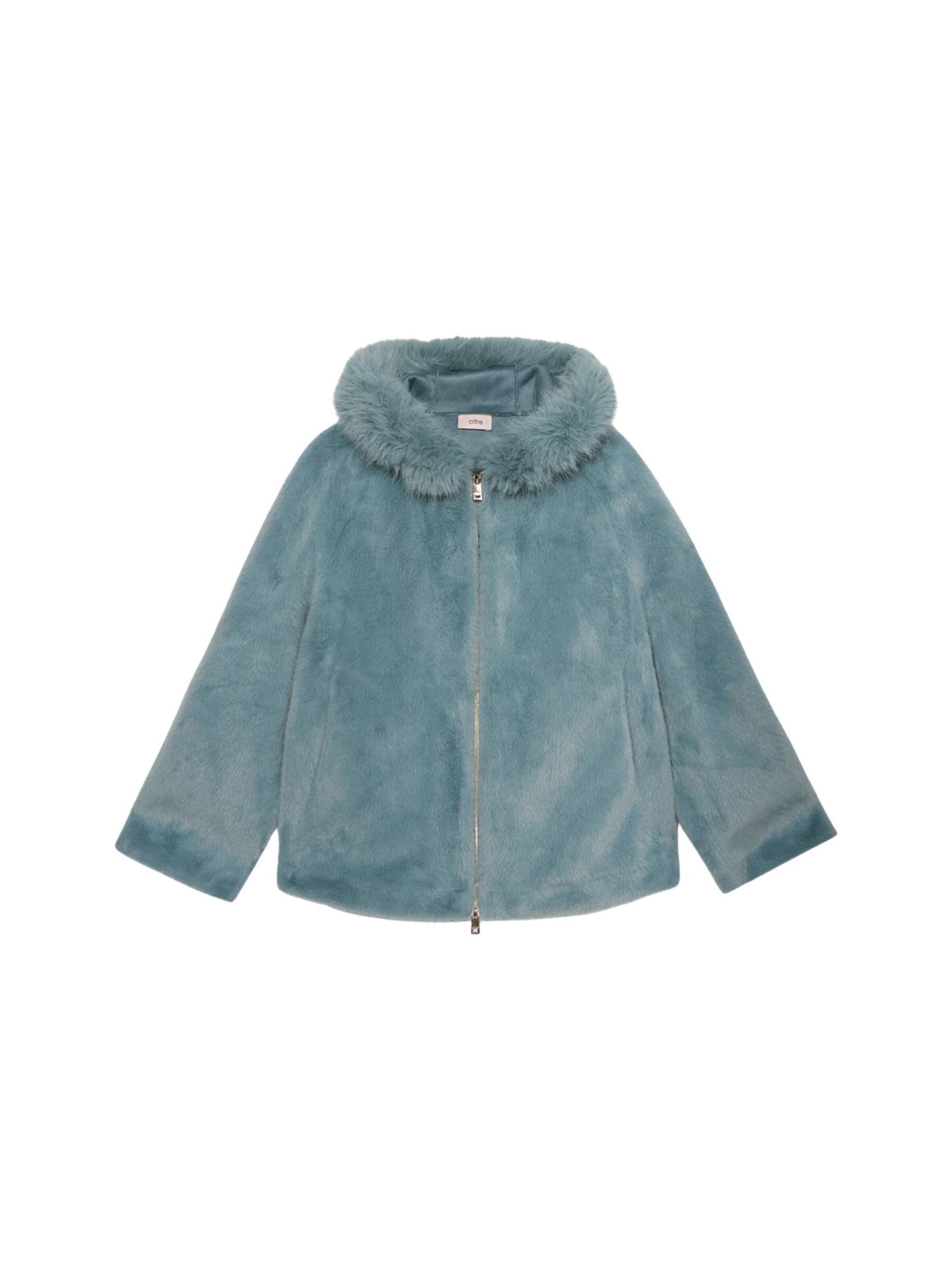 oltre Winter Coat in Blue: front