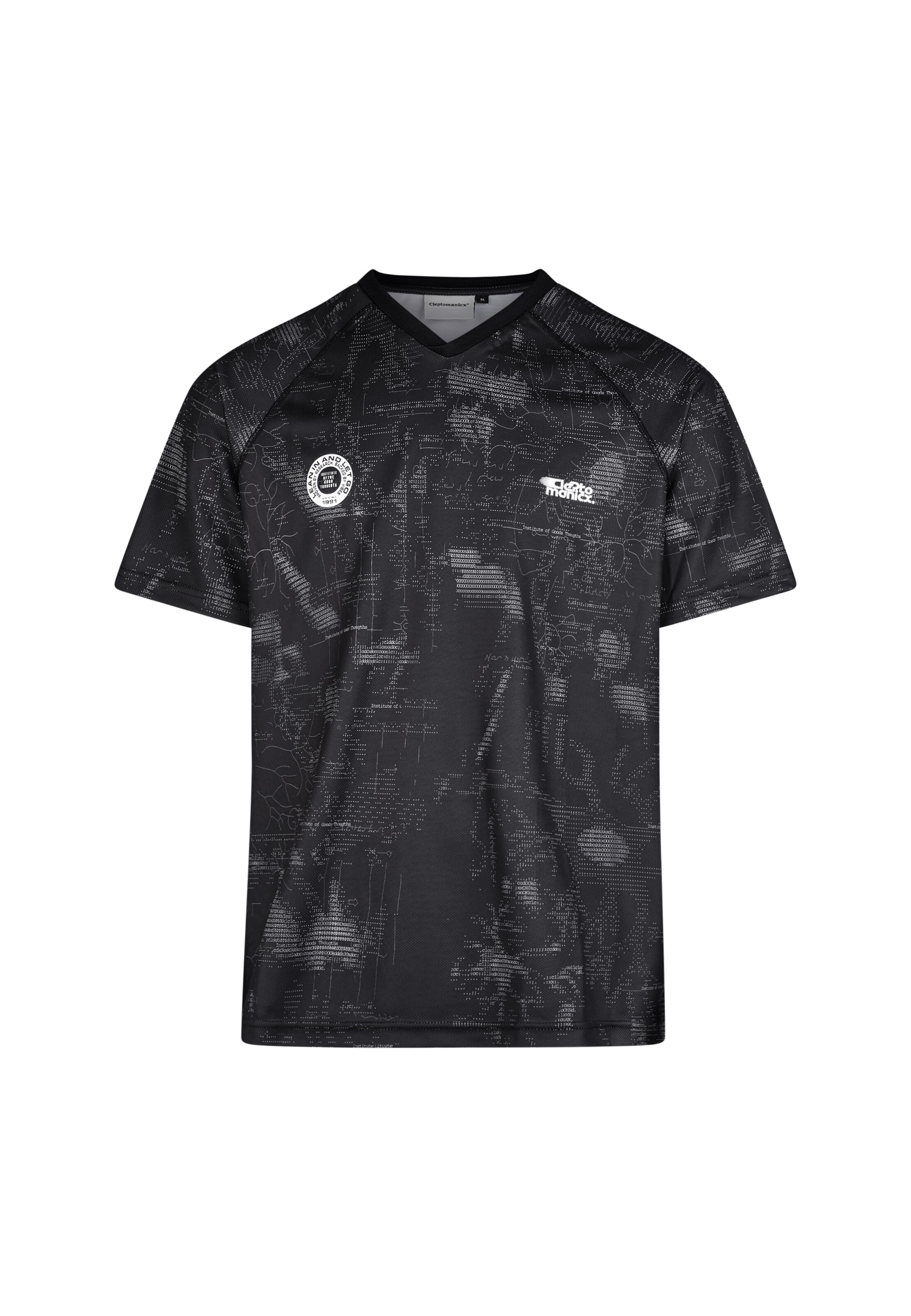 Cleptomanicx Shirt in Black: front