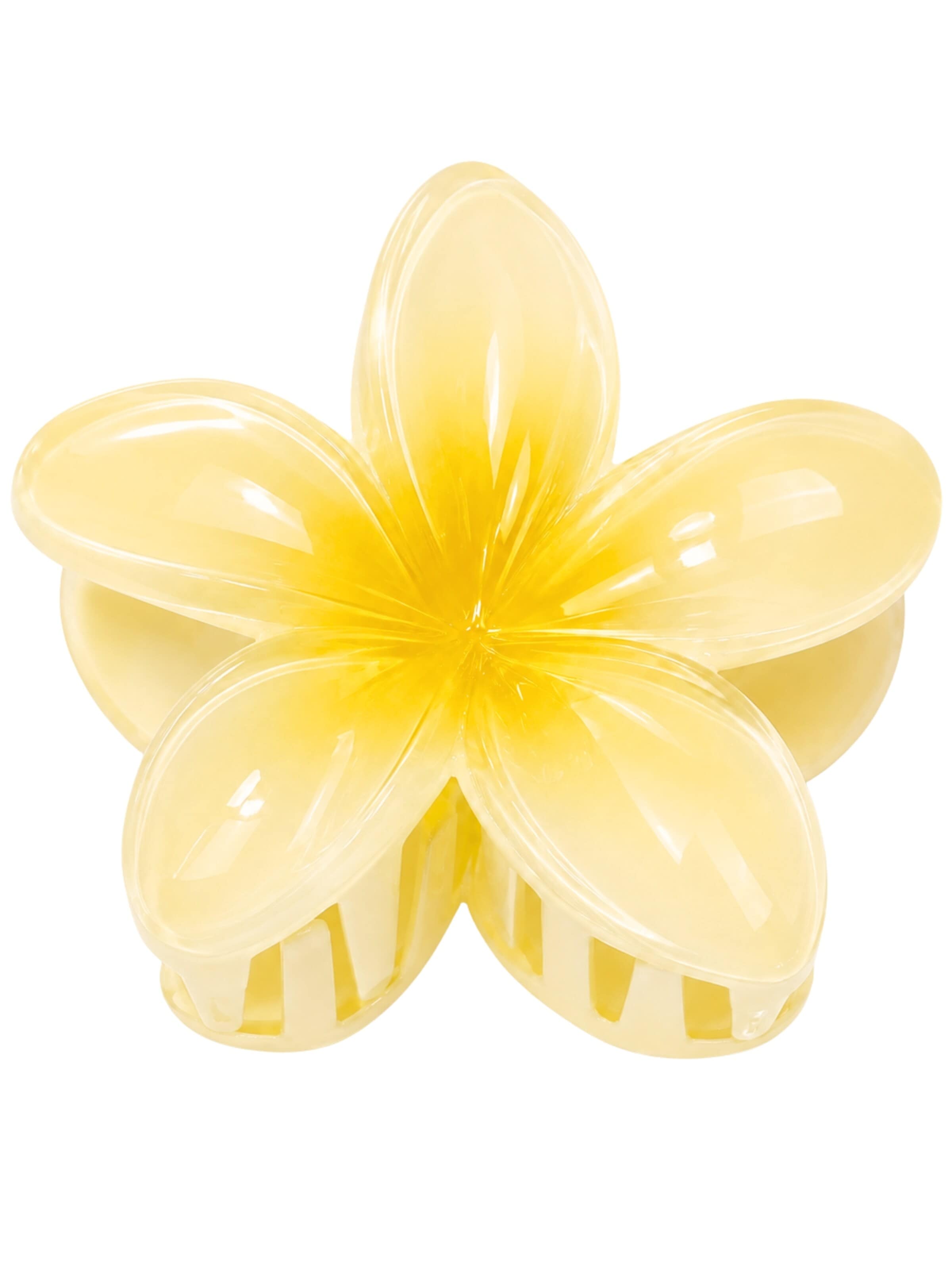 soho Hair accesoires Bijuteria de cabelo 'Moana Hair Claw - Yellow' em 11 cm x 8 cm x 2cm em amarelo, Vista do artigo