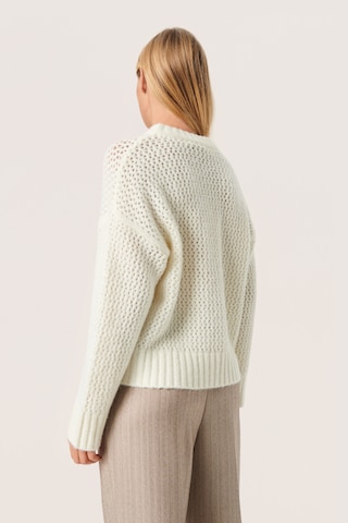 SOAKED IN LUXURY Pullover 'Paradis' in Beige