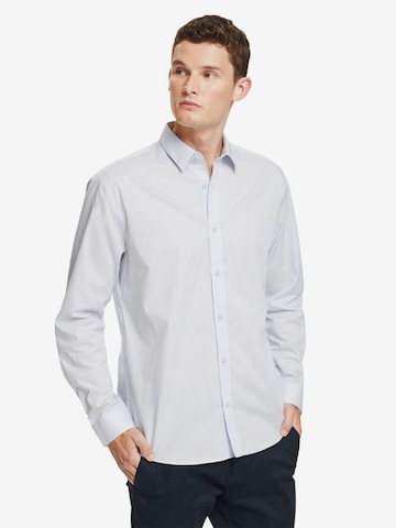 Coupe regular Chemise ESPRIT en blanc : devant