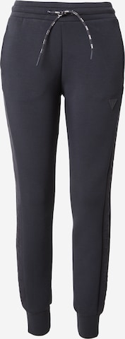 Coupe slim Pantalon de sport 'ALLIE' GUESS en bleu : devant