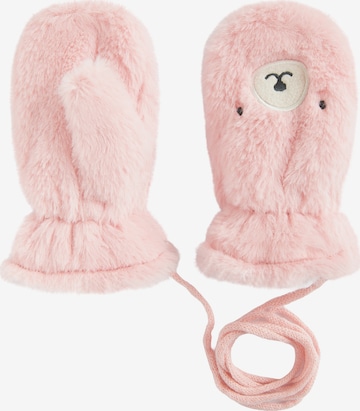 Cool Club Käsineet värissä vaaleanpunainen: etupuoli