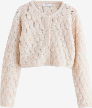 Next Neuletakki värissä beige: etupuoli