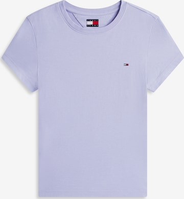 Tommy Jeans Тениска в синьо: отпред