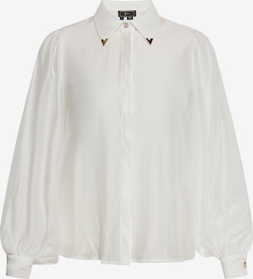 faina - Blusa en blanco: frente