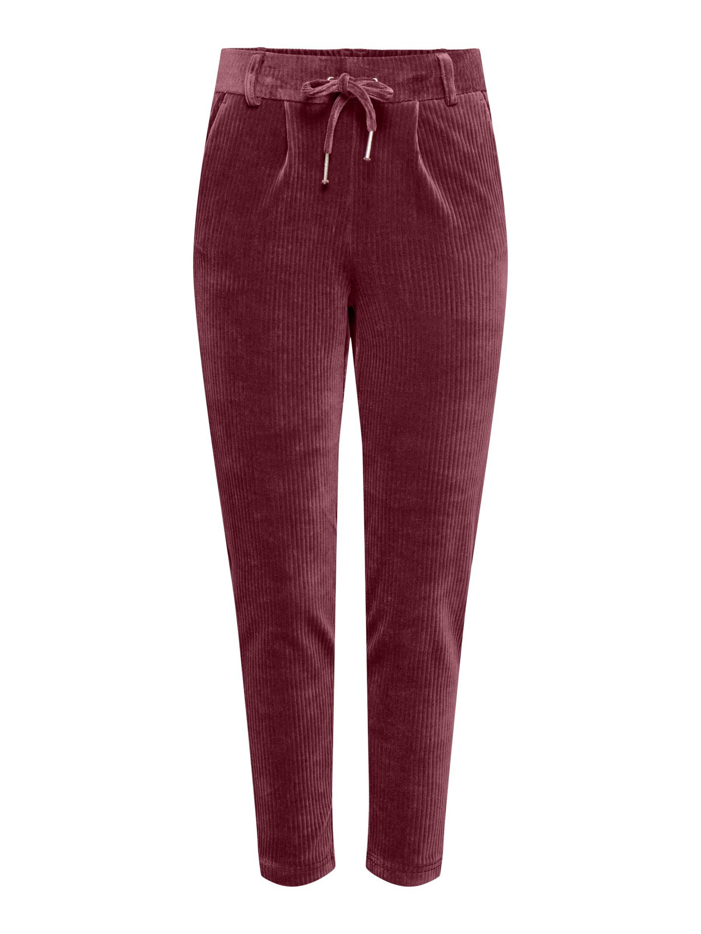 ONLY - Pantalón 'ONLPOPTRASH' en rojo: frente