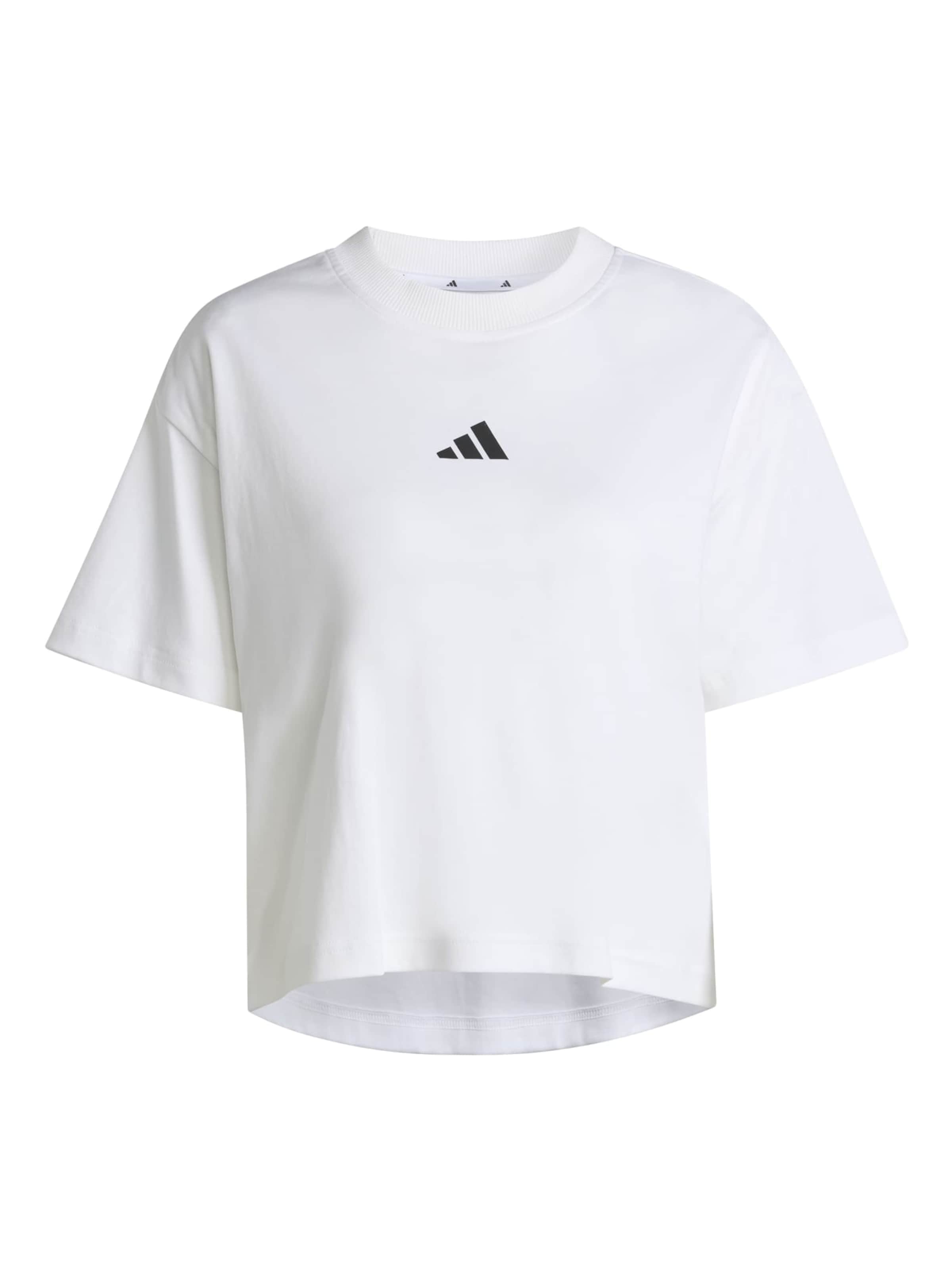 ADIDAS SPORTSWEAR Λειτουργικό μπλουζάκι σε μαύρο / λευκό, Άποψη προϊόντος