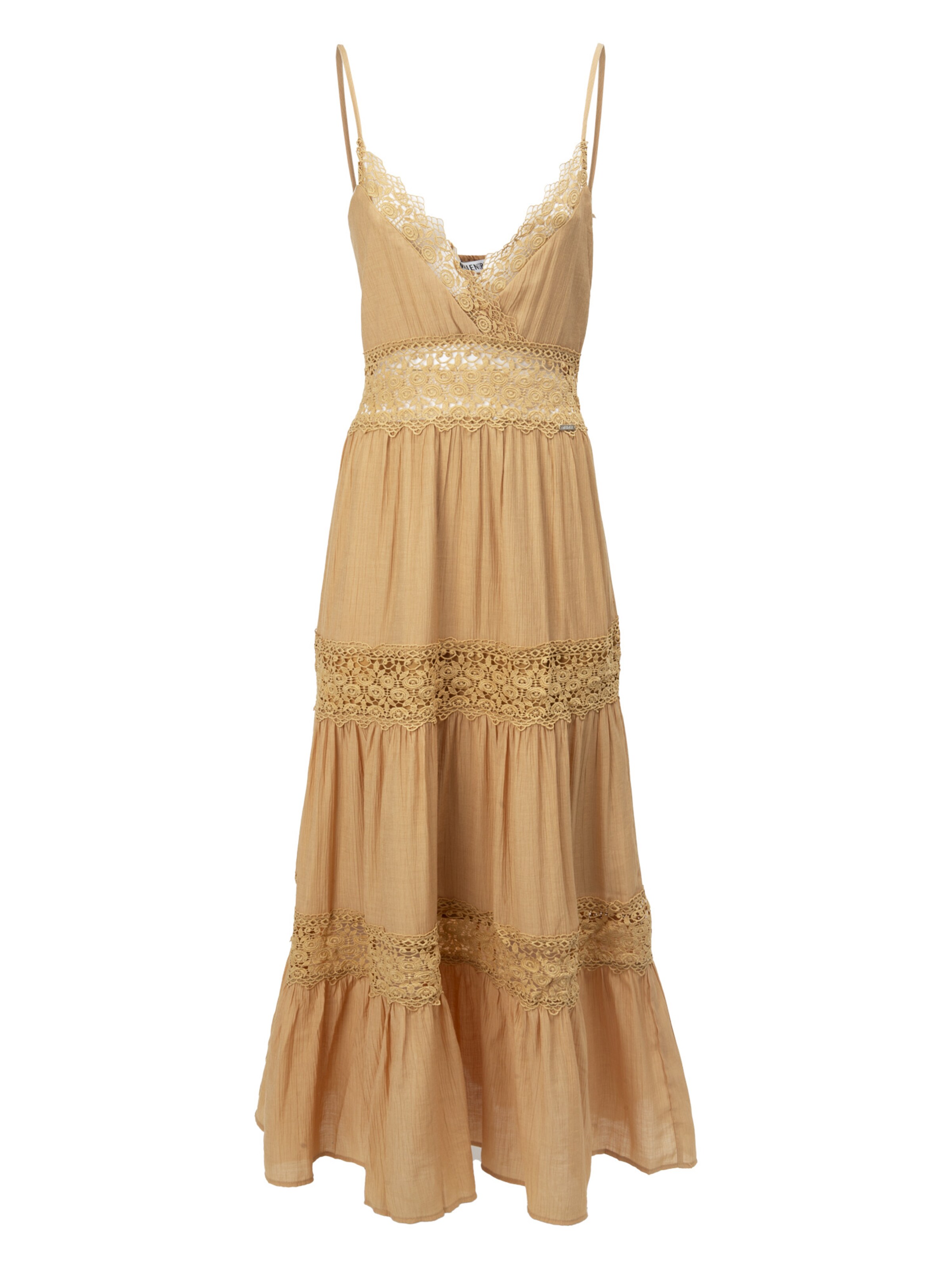 ruda Influencer Suknelė 'Crochet': priekis