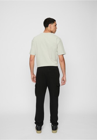 Urban Classics Loosefit Cargobroek 'Light Terry' in Zwart