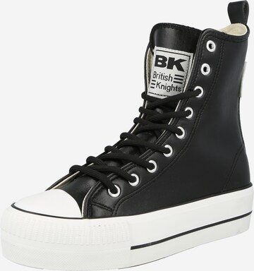 BRITISH KNIGHTS High-Top Sneakers 'KAYA' in Black: front