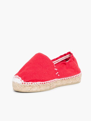 Sandalo di Pisamonas in rosso: frontale
