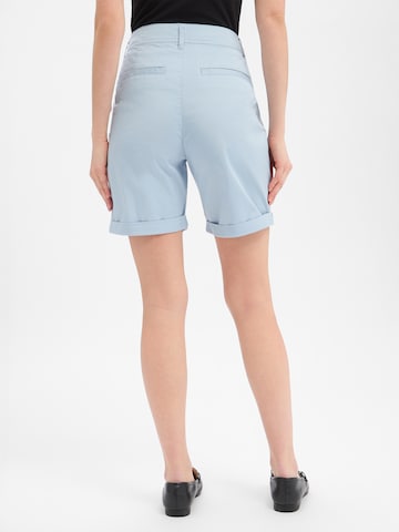 Marie Lund Regular Broek 'Bermuda' in Blauw
