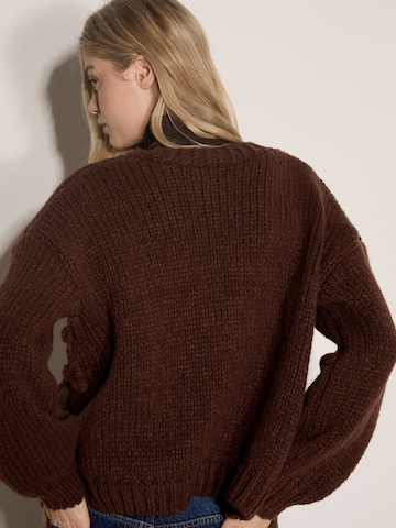 Cardigan bavarois ' ' Apricot en marron