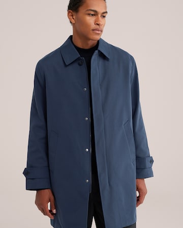 WE Fashion - Abrigo de entretiempo en azul: frente