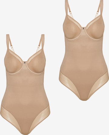 TRIUMPH Bodysuit ' True Shape Sensation ' in Beige: front