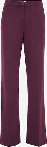 Wide leg Pantaloni con piega frontale di WE Fashion in lilla: frontale