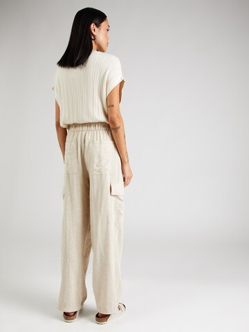 Wide leg Pantaloni cargo di GAP in beige