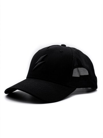 Be52 Cap 'Bolt premium' in Schwarz: Vorderseite