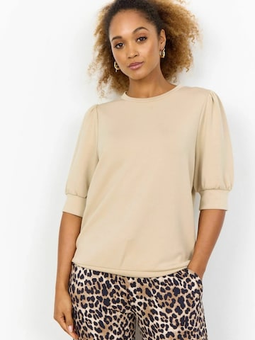 Soyaconcept Sweatshirt ' BANU ' in Beige: voorkant