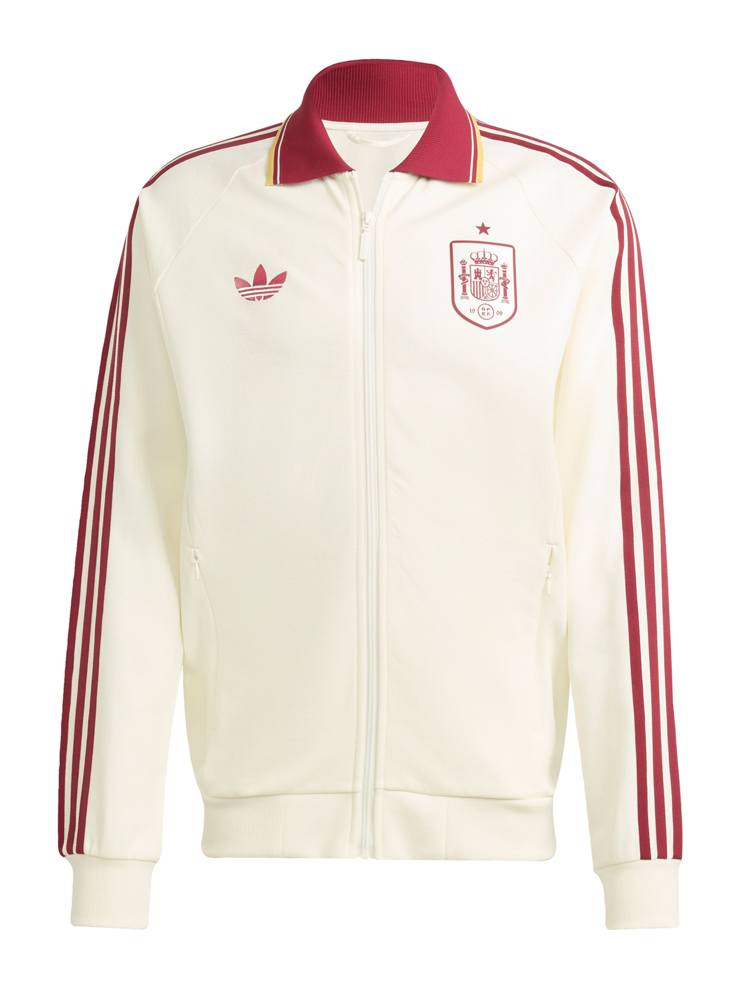 ADIDAS PERFORMANCE - Chaqueta de chándal 'FEF A OG JK' en blanco: frente