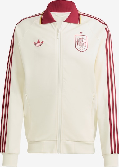 Džemperis treniruotėms 'FEF A OG JK' iš ADIDAS PERFORMANCE, spalva – raudona / balta, Prekių apžvalga