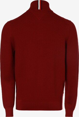 TOMMY HILFIGER Knit Cardigan in Red