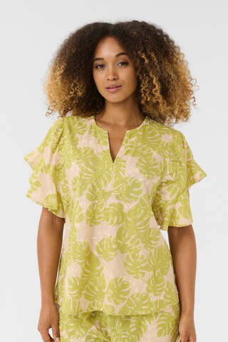 CULTURE Blouse 'Debora' in Green: front