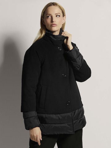 Veste mi-saison MADELEINE en noir : devant
