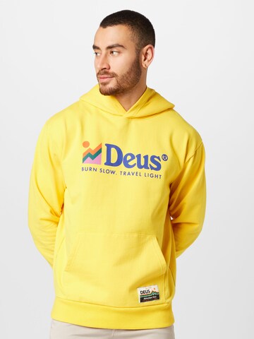 DEUS EX MACHINA Sweatshirt in Yellow: front