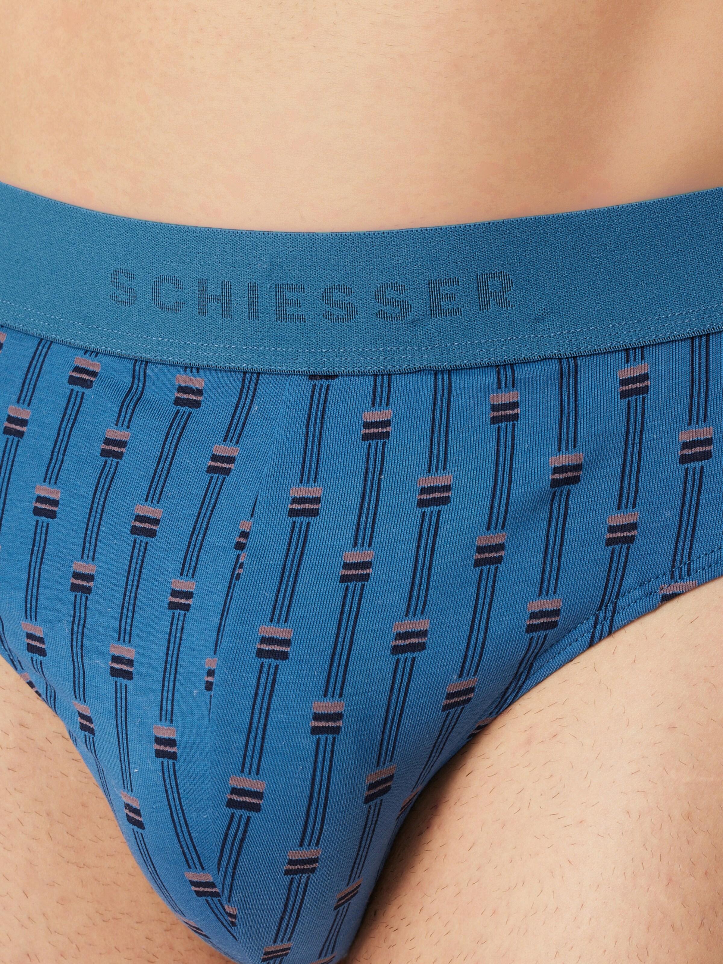 Slip ' 95/5 Organic Cotton ' SCHIESSER en bleu